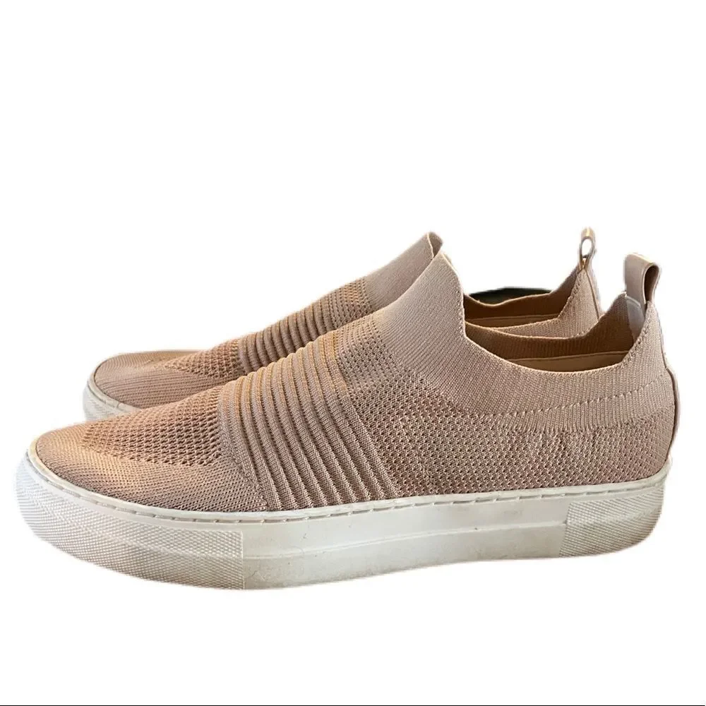5/$50 Madden Girl Dusty Rose Pink Slip on Sneakers size 8.5